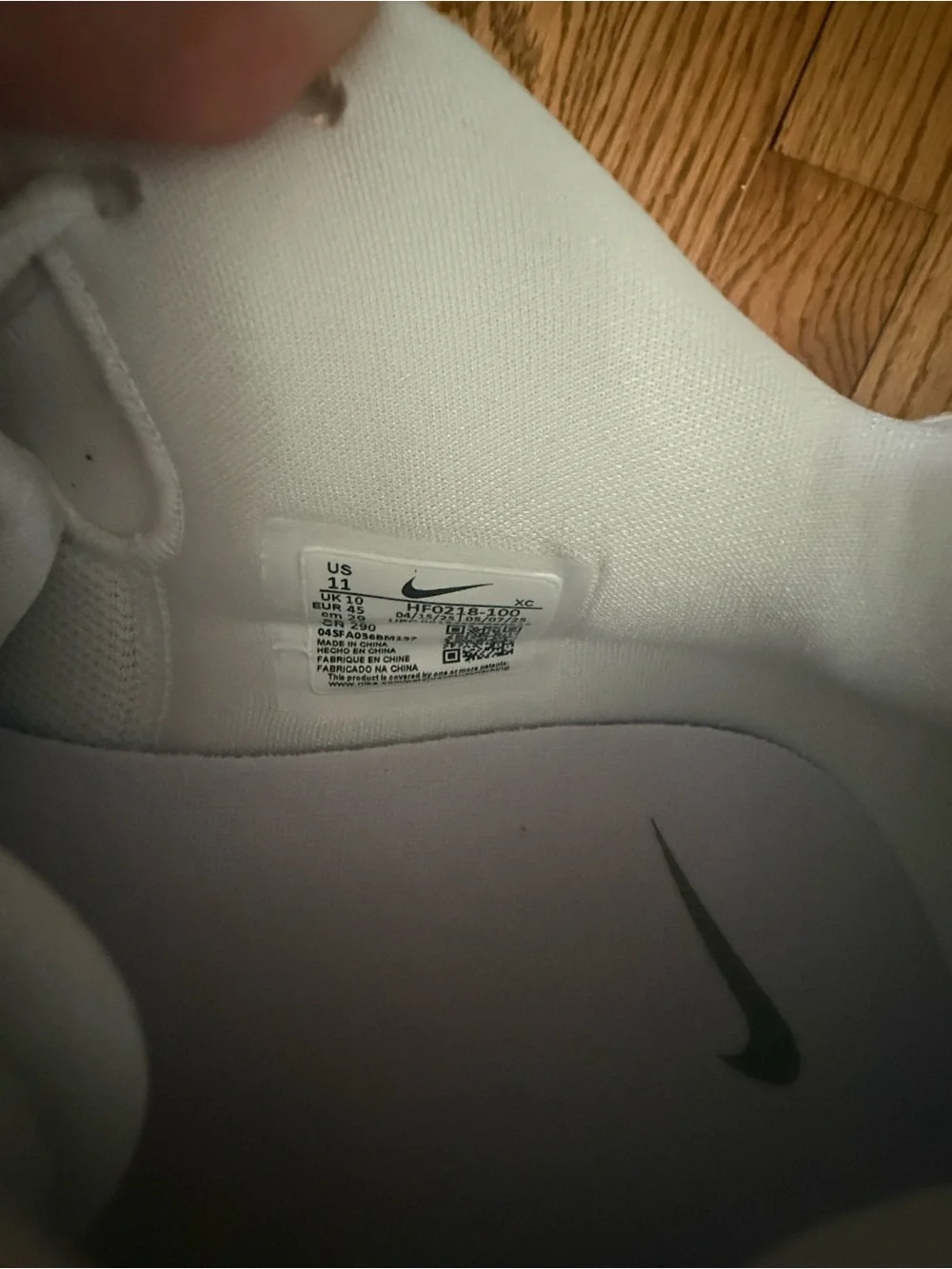 Nike never worn